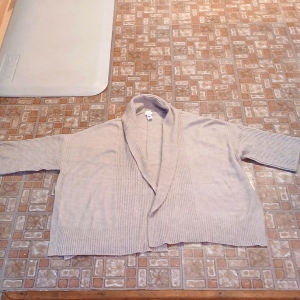 A New Day Cartigan sweater gray one size fits most